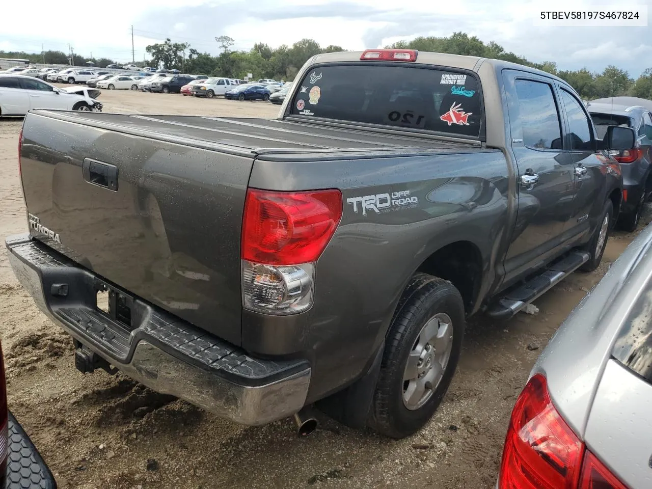 2007 Toyota Tundra Crewmax Limited VIN: 5TBEV58197S467824 Lot: 73883654