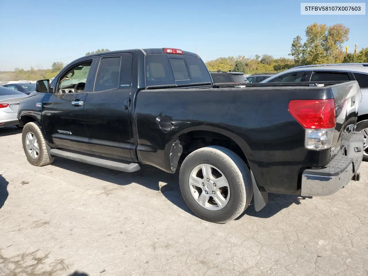 2007 Toyota Tundra Double Cab Limited VIN: 5TFBV58107X007603 Lot: 73934554