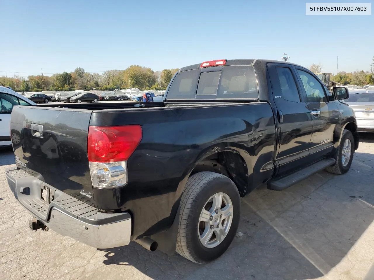 5TFBV58107X007603 2007 Toyota Tundra Double Cab Limited