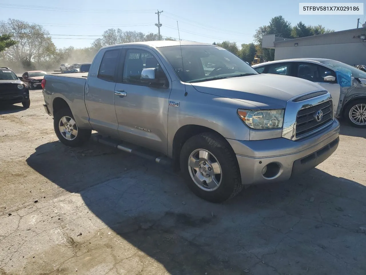 2007 Toyota Tundra Double Cab Limited VIN: 5TFBV581X7X029186 Lot: 74126144