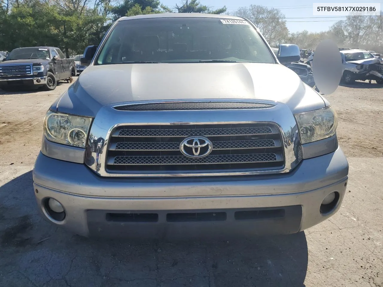 2007 Toyota Tundra Double Cab Limited VIN: 5TFBV581X7X029186 Lot: 74126144