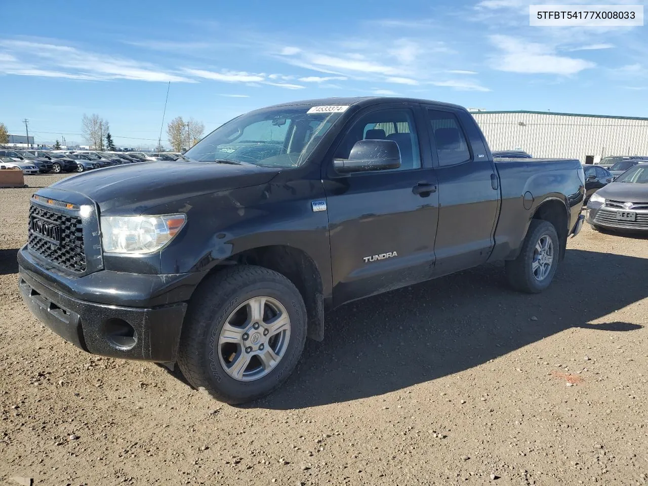 5TFBT54177X008033 2007 Toyota Tundra Double Cab Sr5