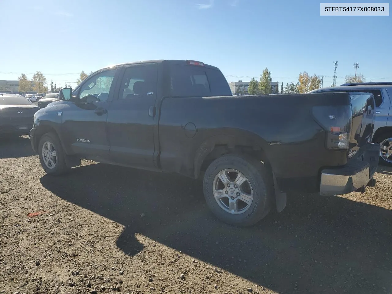 2007 Toyota Tundra Double Cab Sr5 VIN: 5TFBT54177X008033 Lot: 74533374