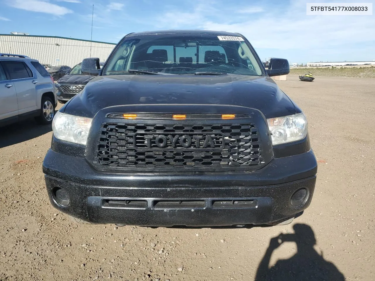 2007 Toyota Tundra Double Cab Sr5 VIN: 5TFBT54177X008033 Lot: 74533374