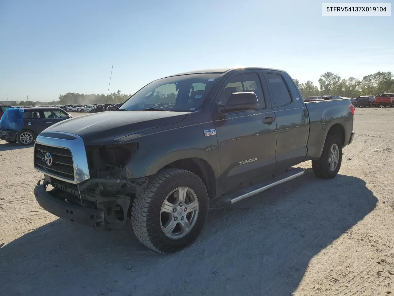 2007 Toyota Tundra Double Cab Sr5 VIN: 5TFRV54137X019104 Lot: 74638564