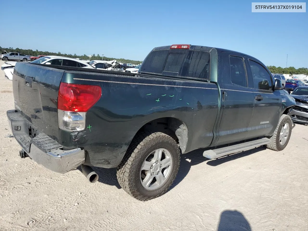 2007 Toyota Tundra Double Cab Sr5 VIN: 5TFRV54137X019104 Lot: 74638564