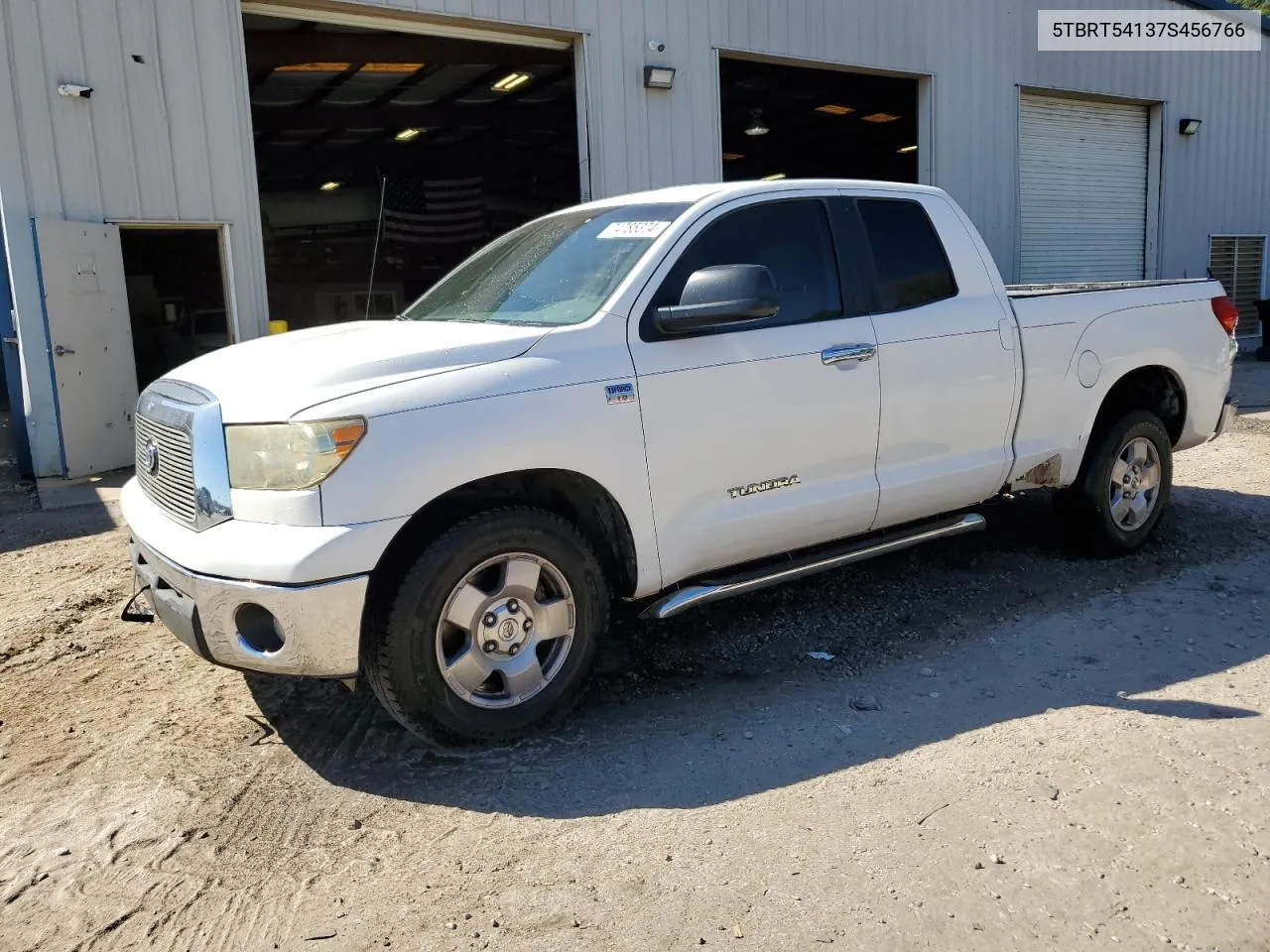 2007 Toyota Tundra Double Cab Sr5 VIN: 5TBRT54137S456766 Lot: 74785374