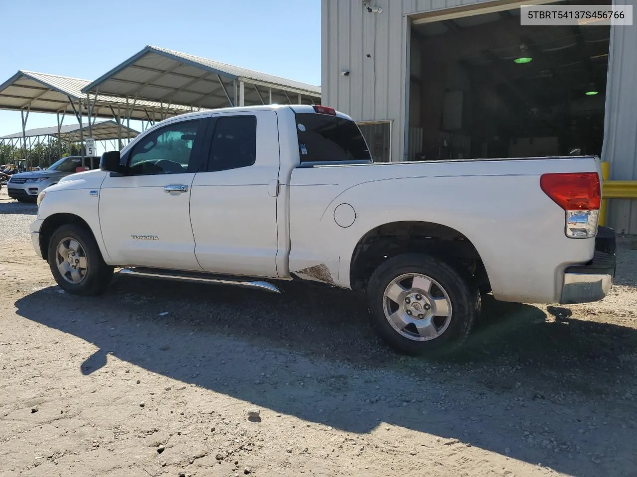 2007 Toyota Tundra Double Cab Sr5 VIN: 5TBRT54137S456766 Lot: 74785374