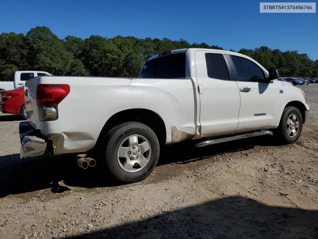 2007 Toyota Tundra Double Cab Sr5 VIN: 5TBRT54137S456766 Lot: 74785374