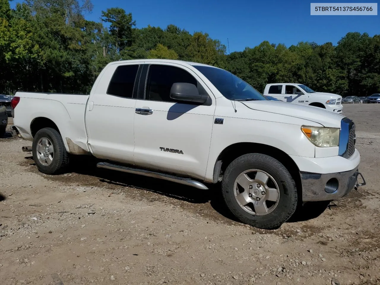 5TBRT54137S456766 2007 Toyota Tundra Double Cab Sr5