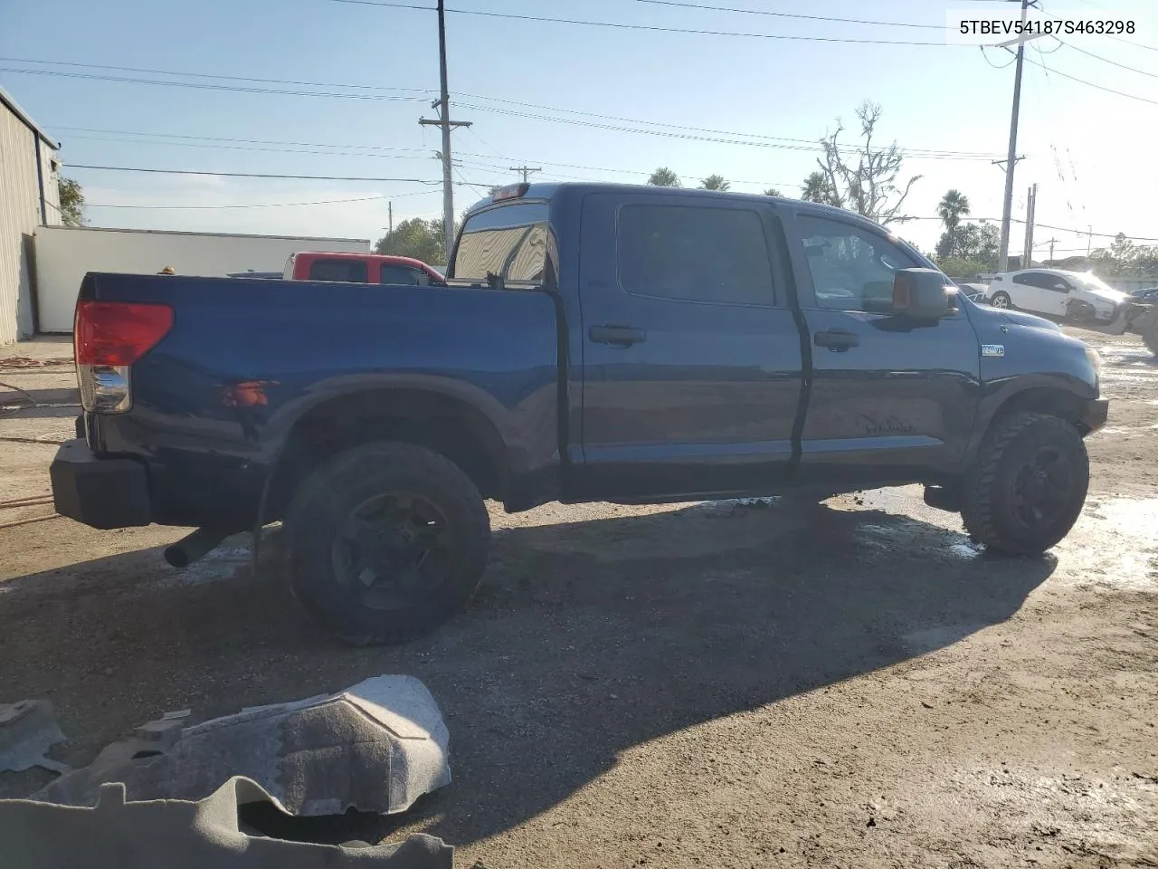 2007 Toyota Tundra Crewmax Sr5 VIN: 5TBEV54187S463298 Lot: 74847894