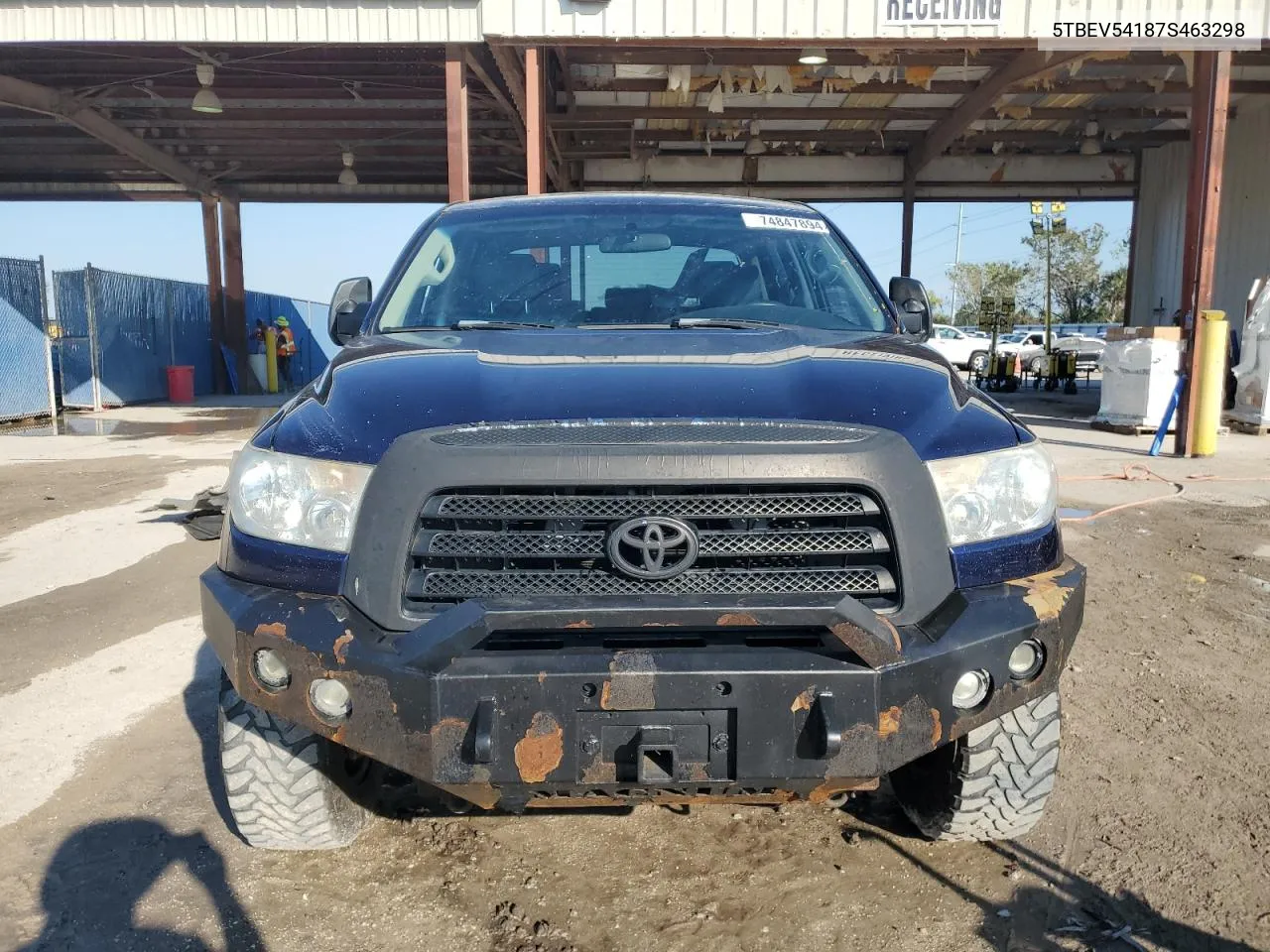 2007 Toyota Tundra Crewmax Sr5 VIN: 5TBEV54187S463298 Lot: 74847894