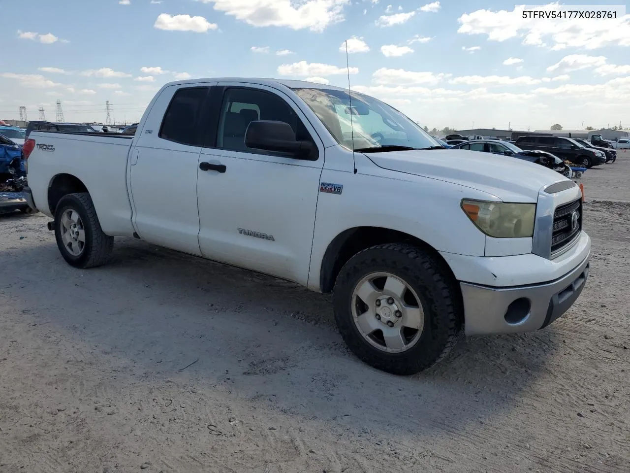 2007 Toyota Tundra Double Cab Sr5 VIN: 5TFRV54177X028761 Lot: 74882584