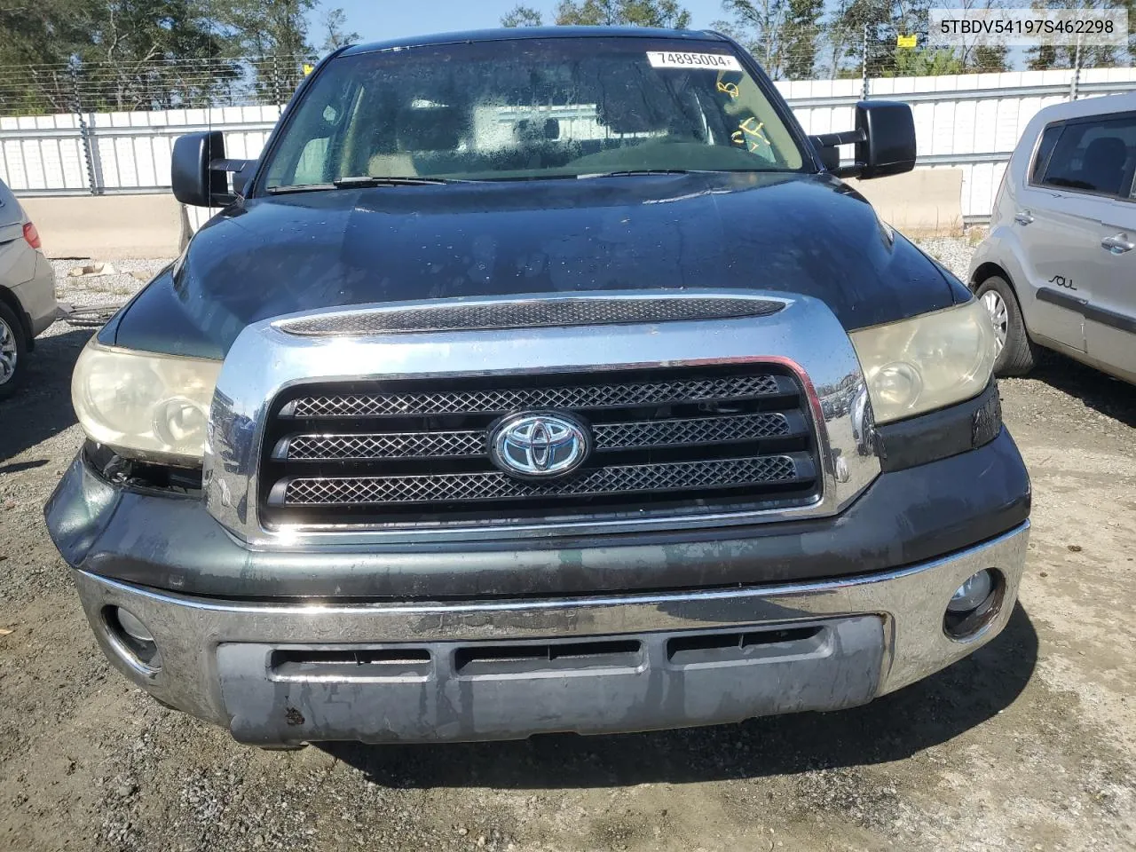 2007 Toyota Tundra Crewmax Sr5 VIN: 5TBDV54197S462298 Lot: 74895004