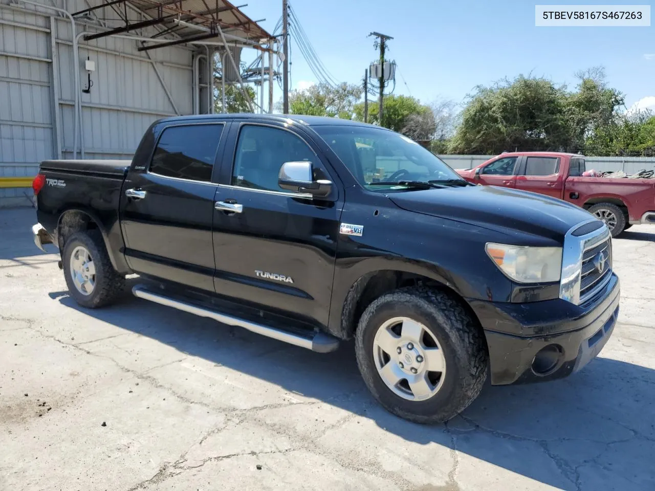 2007 Toyota Tundra Crewmax Limited VIN: 5TBEV58167S467263 Lot: 75252534