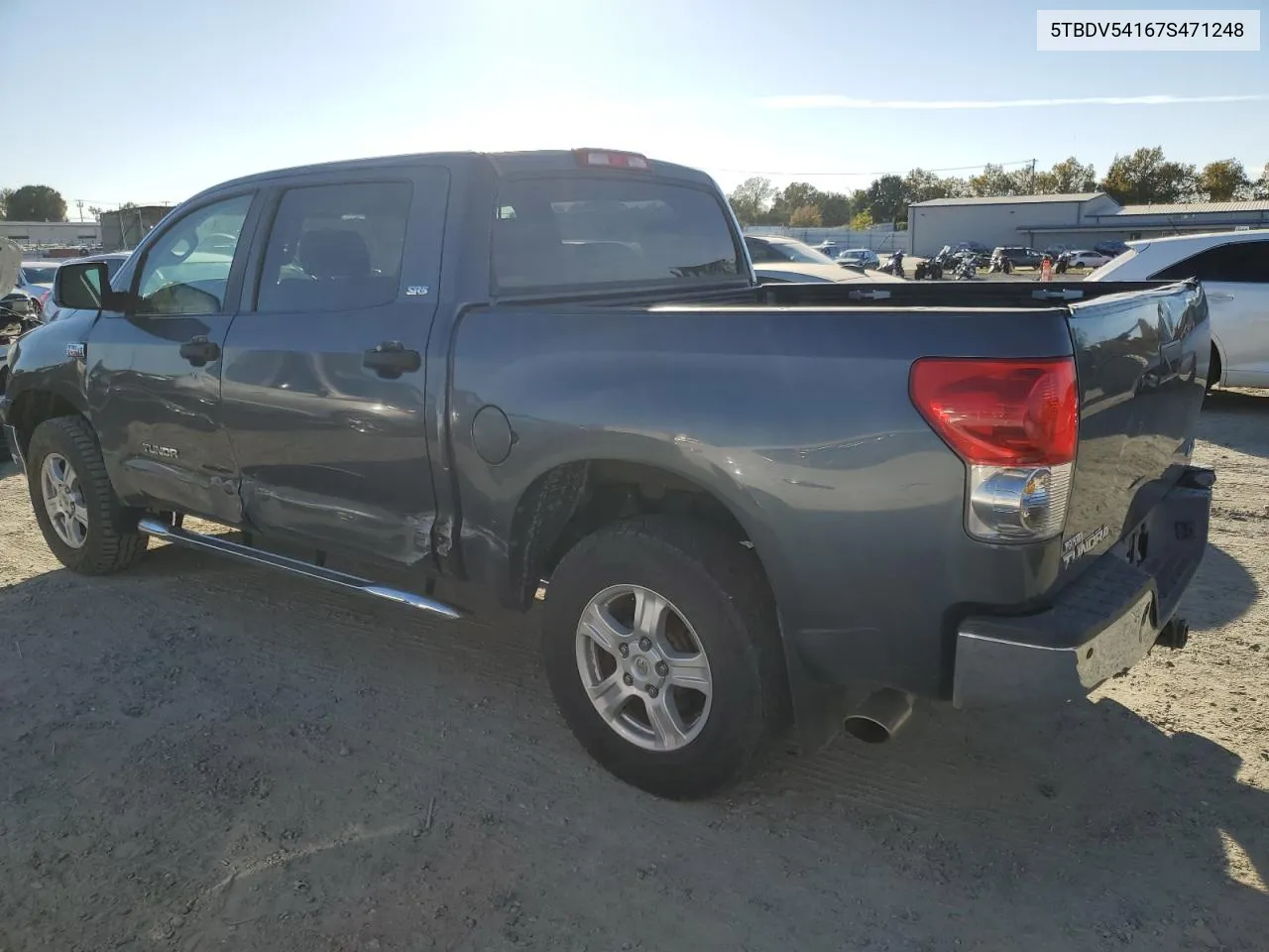 2007 Toyota Tundra Crewmax Sr5 VIN: 5TBDV54167S471248 Lot: 75868764