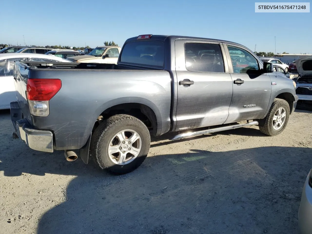 5TBDV54167S471248 2007 Toyota Tundra Crewmax Sr5