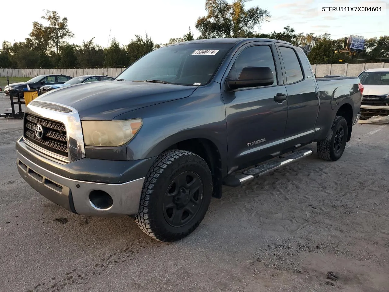 2007 Toyota Tundra Double Cab Sr5 VIN: 5TFRU541X7X004604 Lot: 76046414