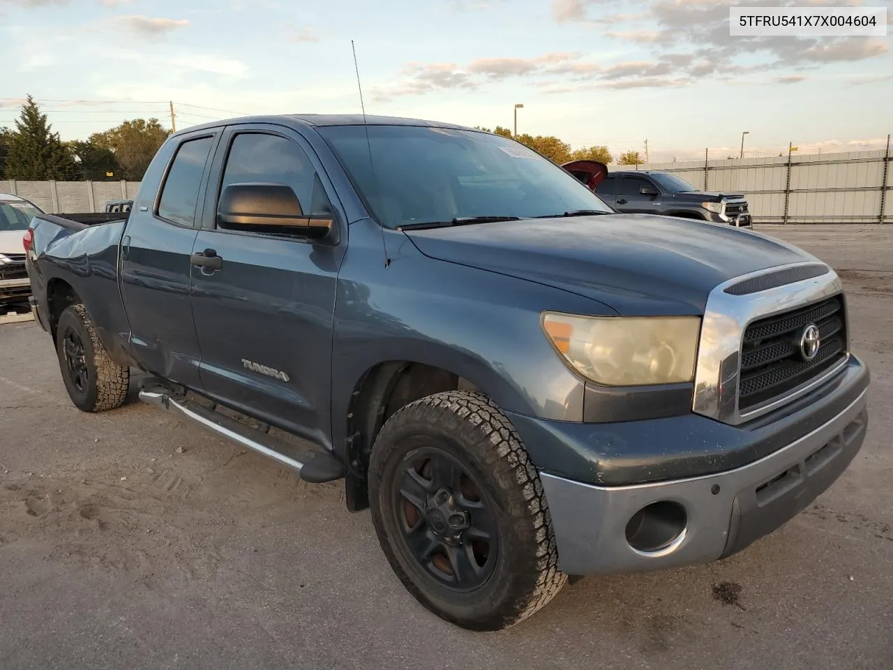 2007 Toyota Tundra Double Cab Sr5 VIN: 5TFRU541X7X004604 Lot: 76046414