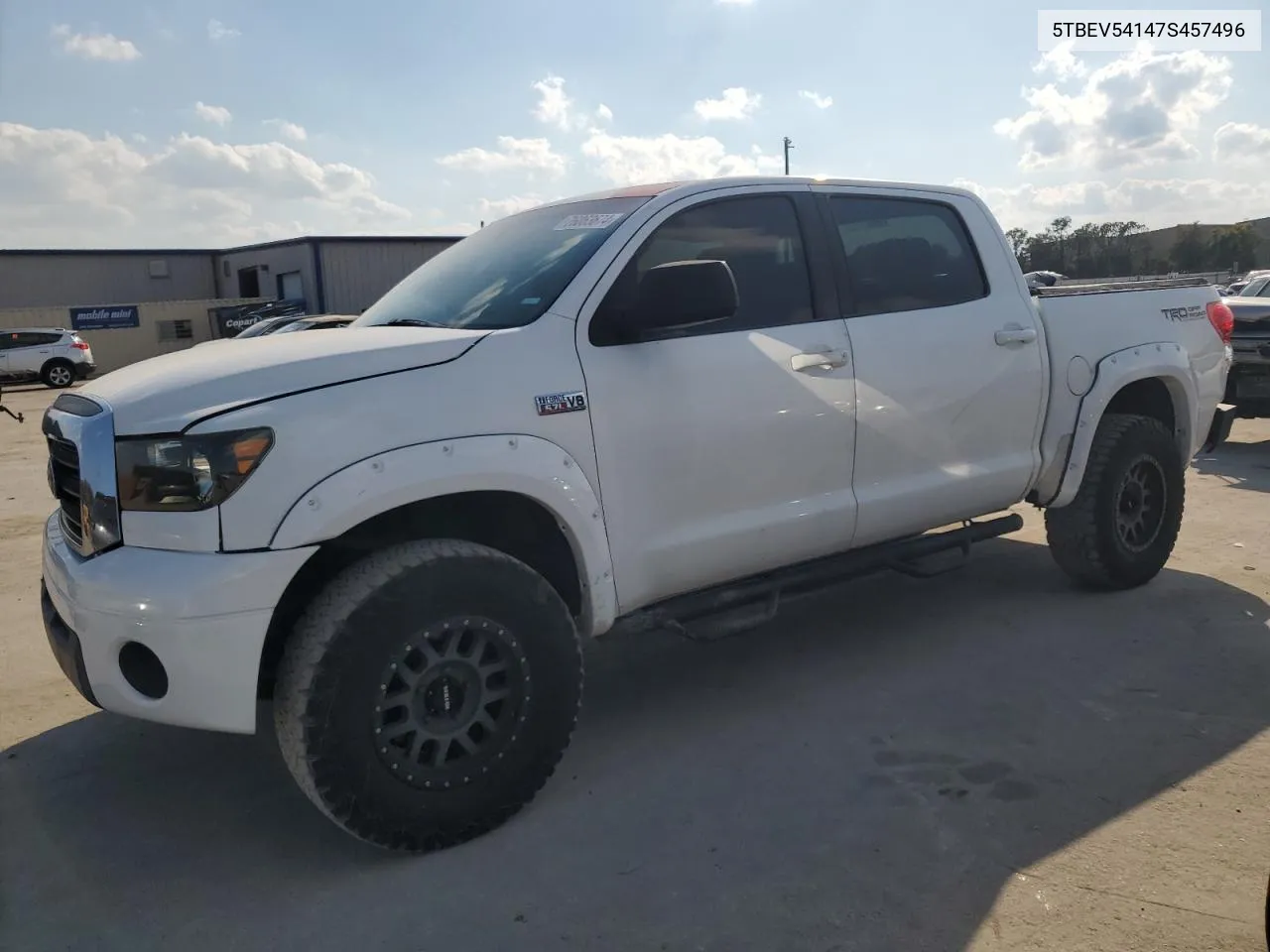 2007 Toyota Tundra Crewmax Sr5 VIN: 5TBEV54147S457496 Lot: 76063674