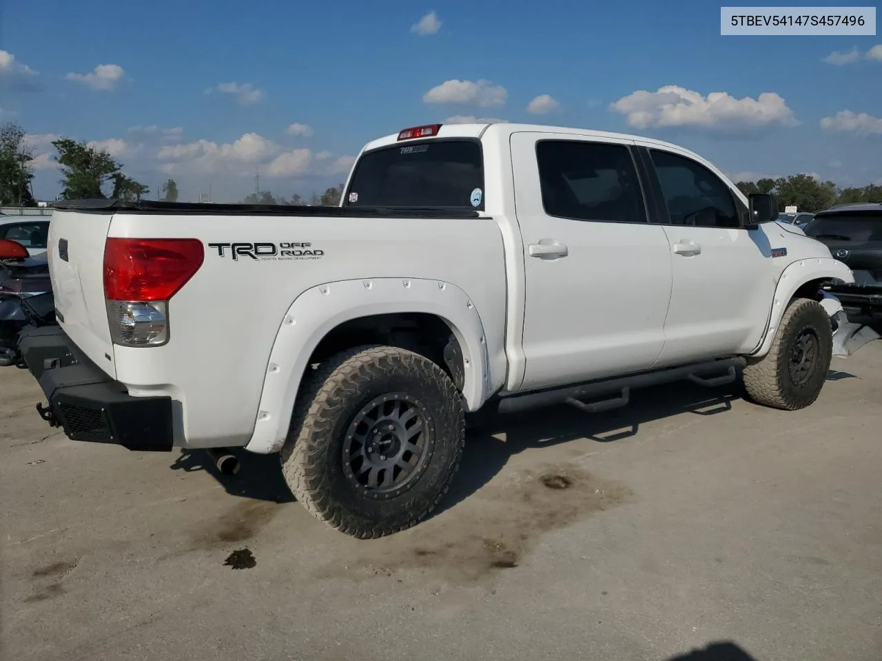 2007 Toyota Tundra Crewmax Sr5 VIN: 5TBEV54147S457496 Lot: 76063674