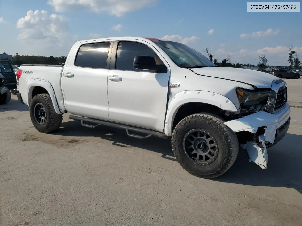 2007 Toyota Tundra Crewmax Sr5 VIN: 5TBEV54147S457496 Lot: 76063674