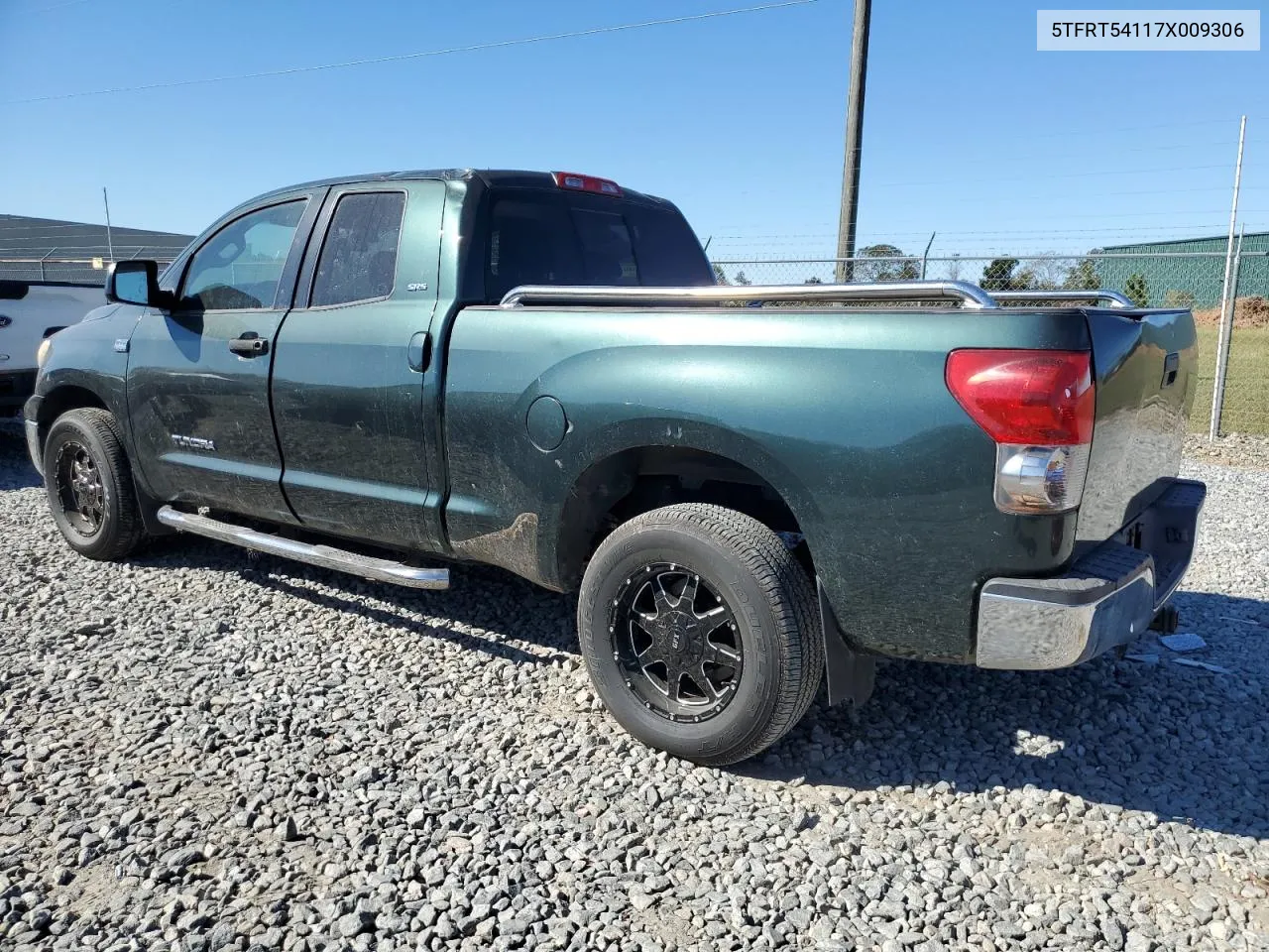 2007 Toyota Tundra Double Cab Sr5 VIN: 5TFRT54117X009306 Lot: 76456754