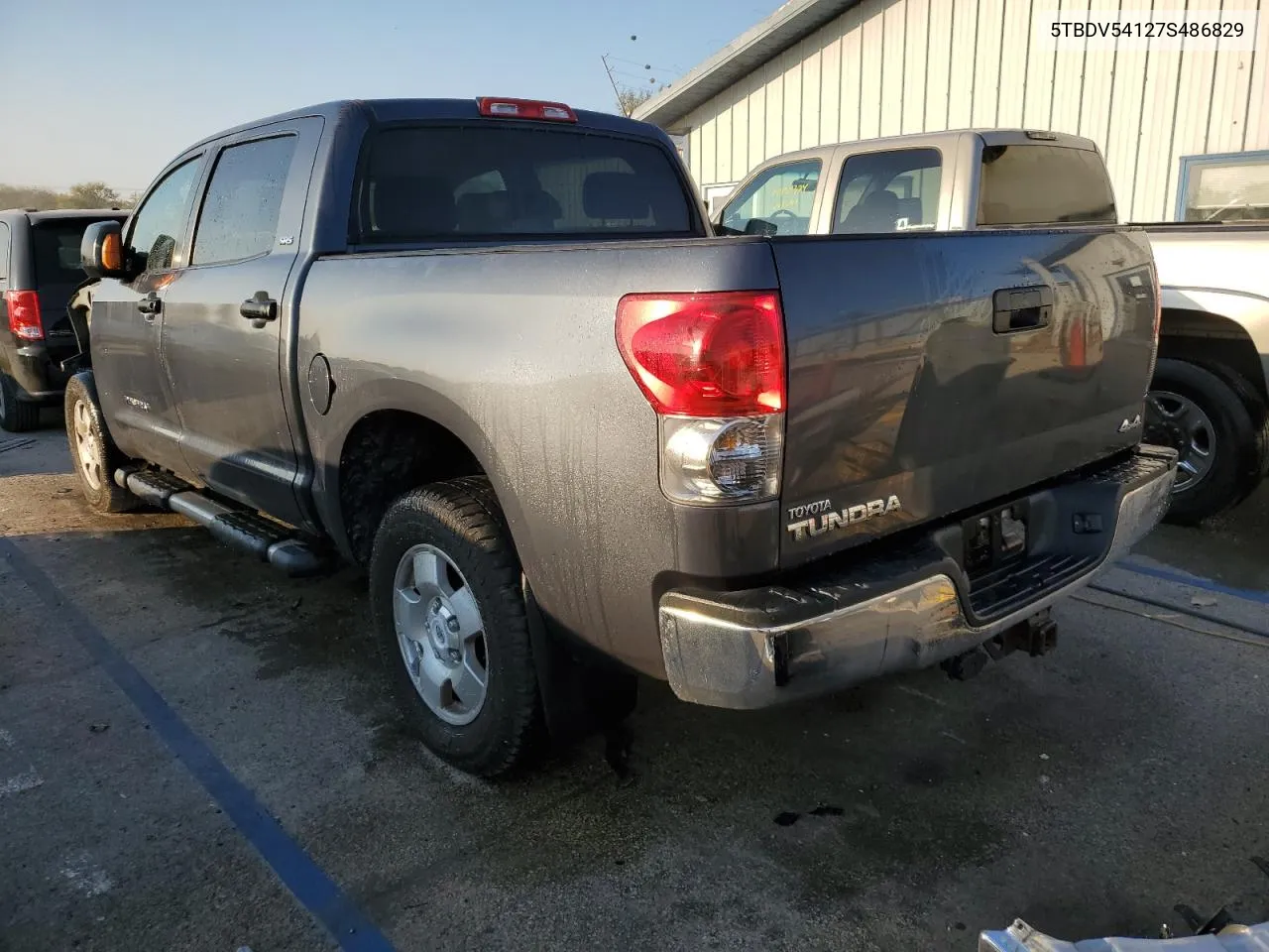 2007 Toyota Tundra Crewmax Sr5 VIN: 5TBDV54127S486829 Lot: 76494394