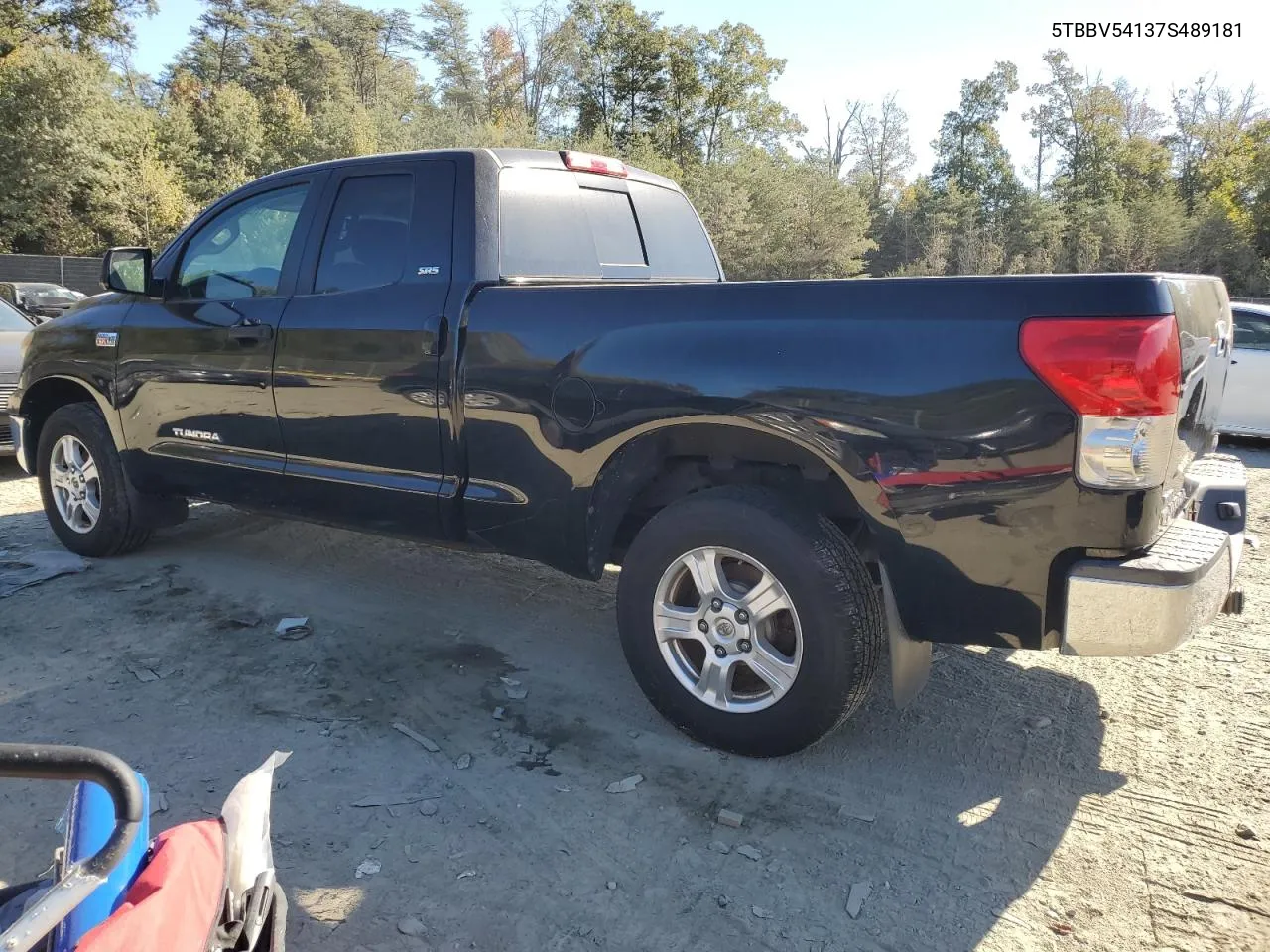 5TBBV54137S489181 2007 Toyota Tundra Double Cab Sr5