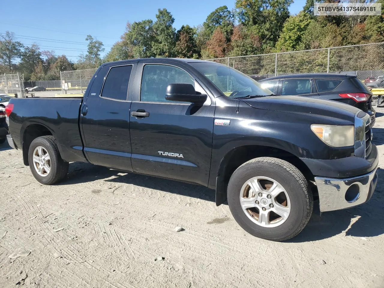 5TBBV54137S489181 2007 Toyota Tundra Double Cab Sr5