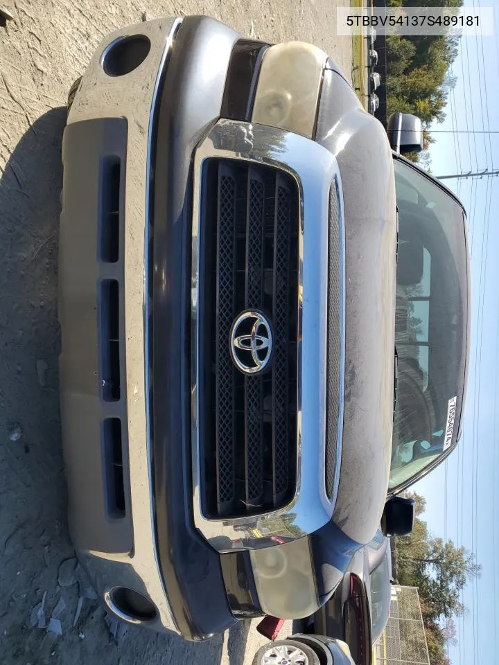 5TBBV54137S489181 2007 Toyota Tundra Double Cab Sr5