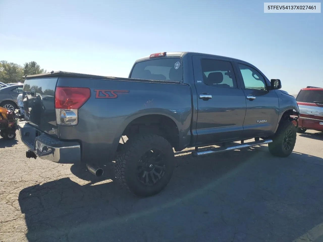 2007 Toyota Tundra Crewmax Sr5 VIN: 5TFEV54137X027461 Lot: 76778174