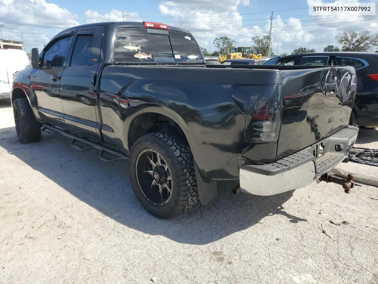 2007 Toyota Tundra Double Cab Sr5 VIN: 5TFRT54117X007992 Lot: 76801684