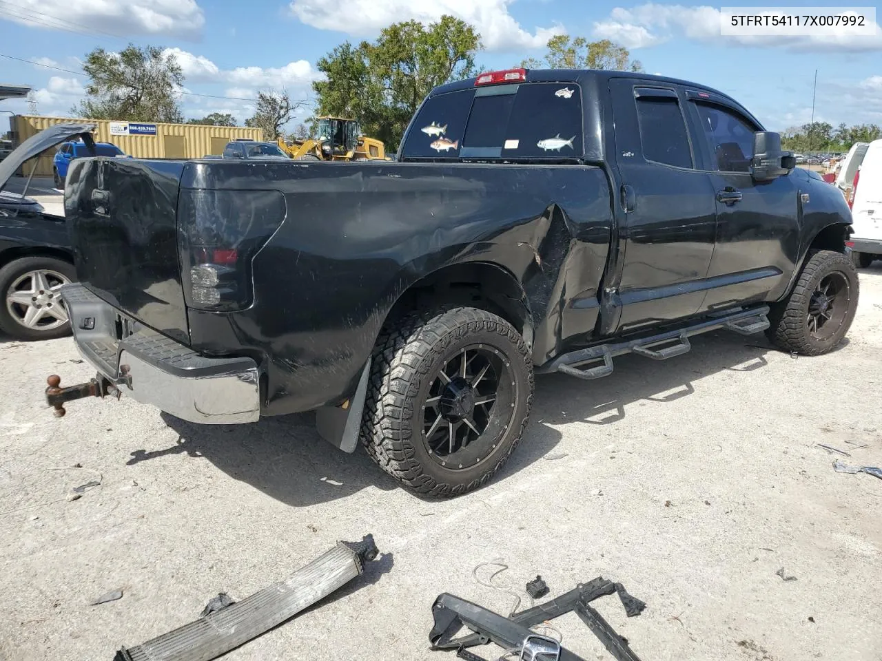 2007 Toyota Tundra Double Cab Sr5 VIN: 5TFRT54117X007992 Lot: 76801684