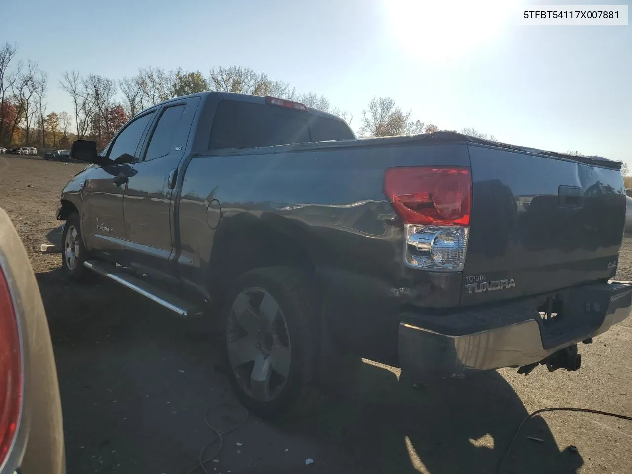 2007 Toyota Tundra Double Cab Sr5 VIN: 5TFBT54117X007881 Lot: 76905684