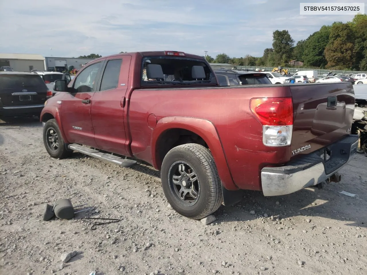 2007 Toyota Tundra Double Cab Sr5 VIN: 5TBBV54157S457025 Lot: 76940784