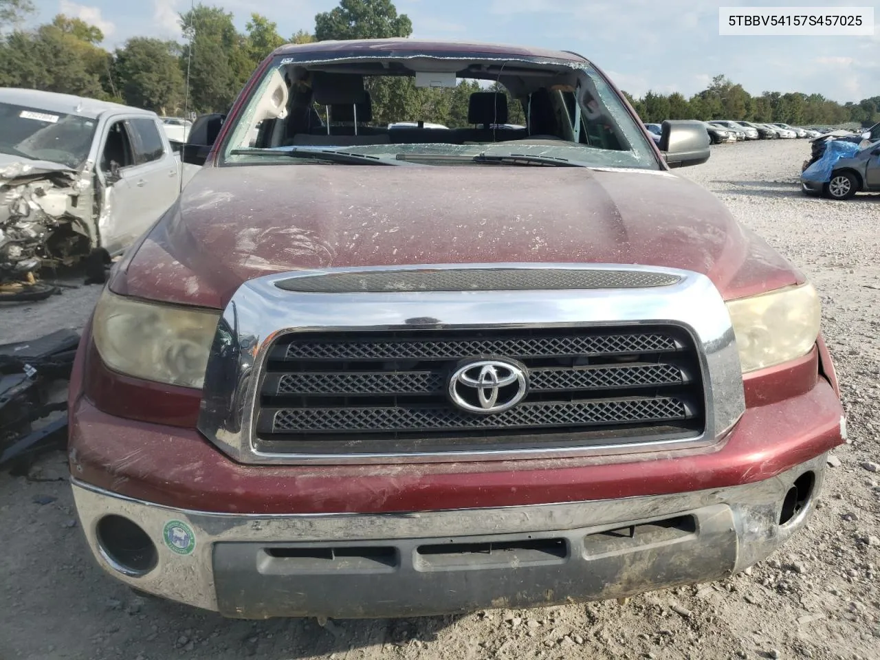 2007 Toyota Tundra Double Cab Sr5 VIN: 5TBBV54157S457025 Lot: 76940784