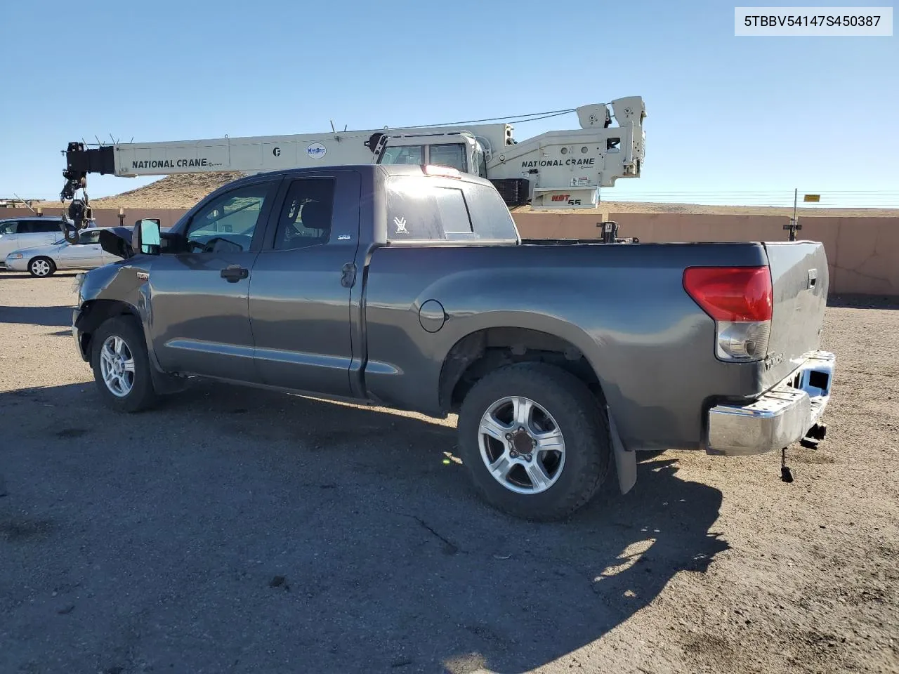 2007 Toyota Tundra Double Cab Sr5 VIN: 5TBBV54147S450387 Lot: 76970494