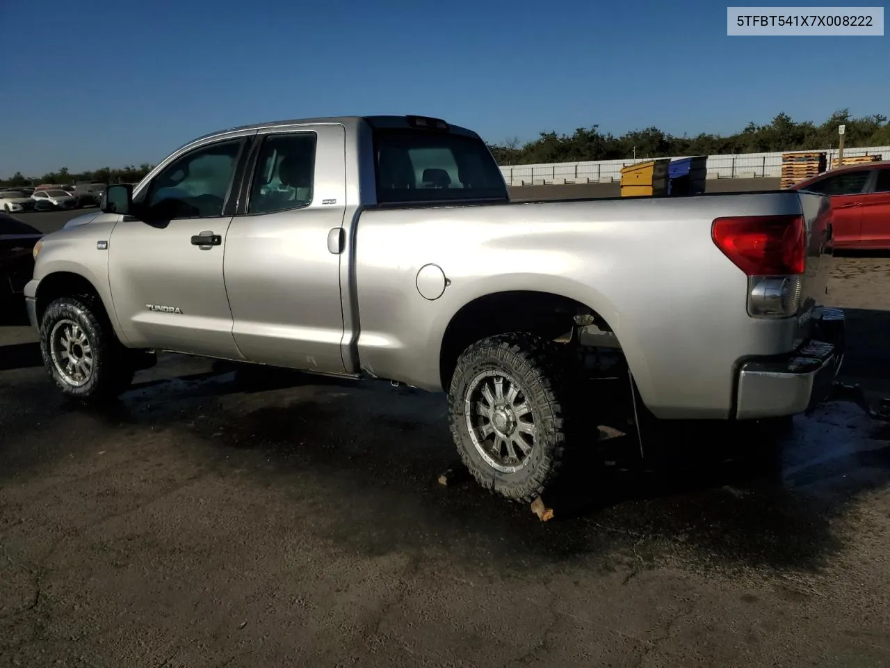 2007 Toyota Tundra Double Cab Sr5 VIN: 5TFBT541X7X008222 Lot: 76990404