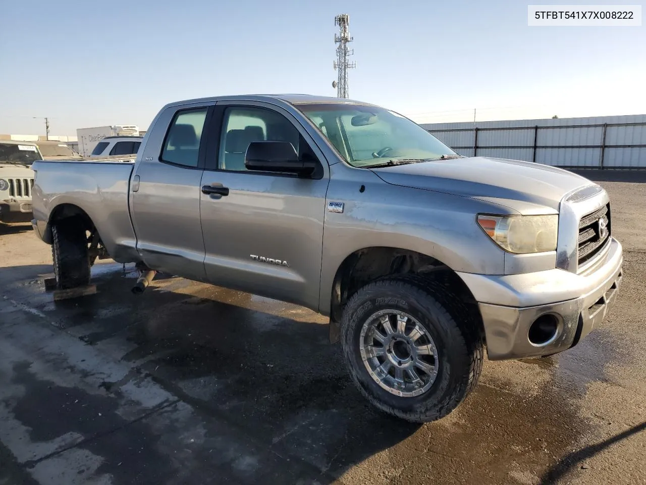 2007 Toyota Tundra Double Cab Sr5 VIN: 5TFBT541X7X008222 Lot: 76990404