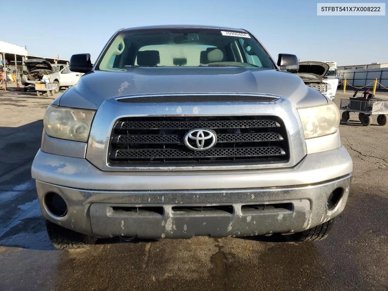 2007 Toyota Tundra Double Cab Sr5 VIN: 5TFBT541X7X008222 Lot: 76990404