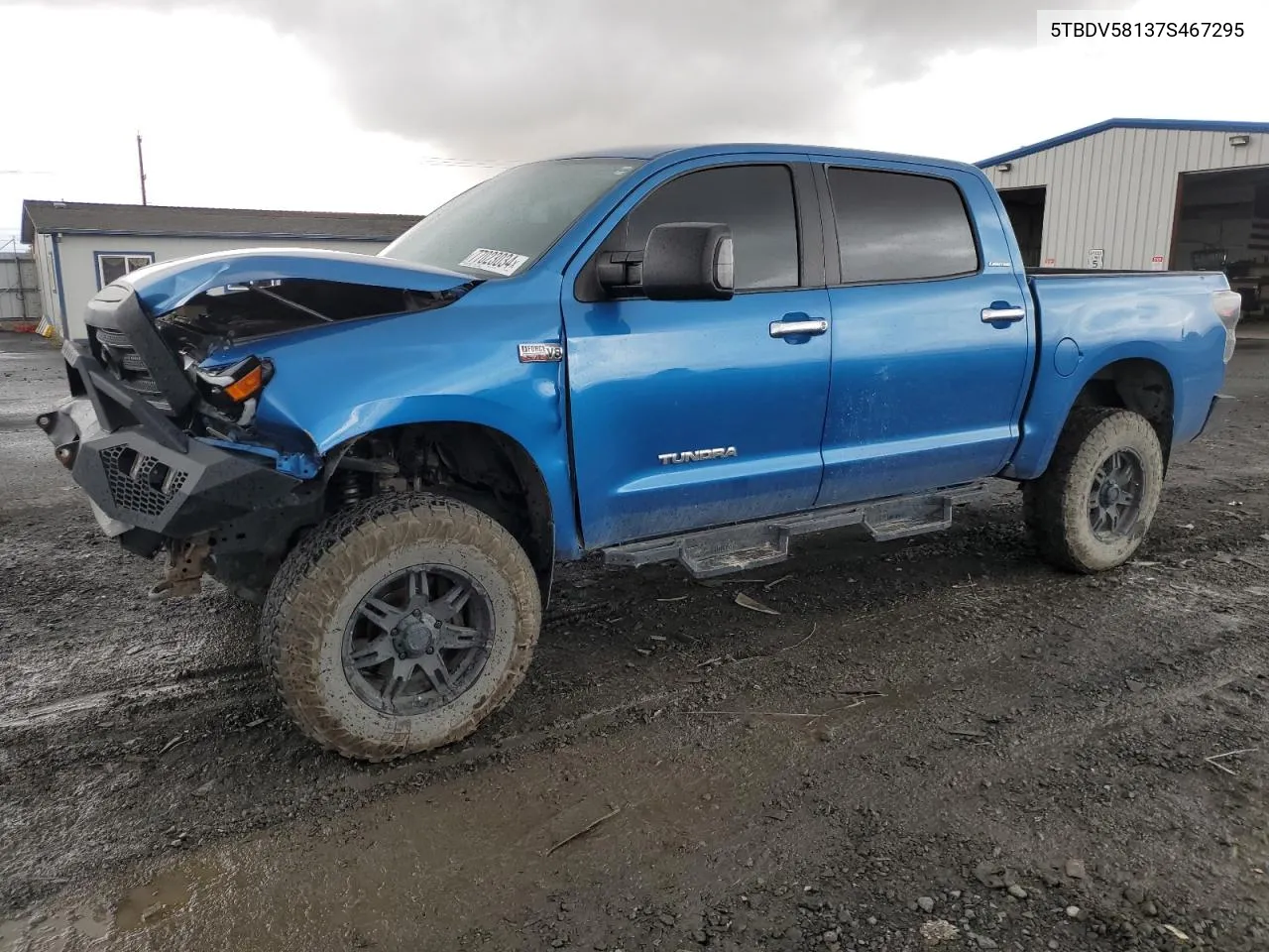 2007 Toyota Tundra Crewmax Limited VIN: 5TBDV58137S467295 Lot: 77023034