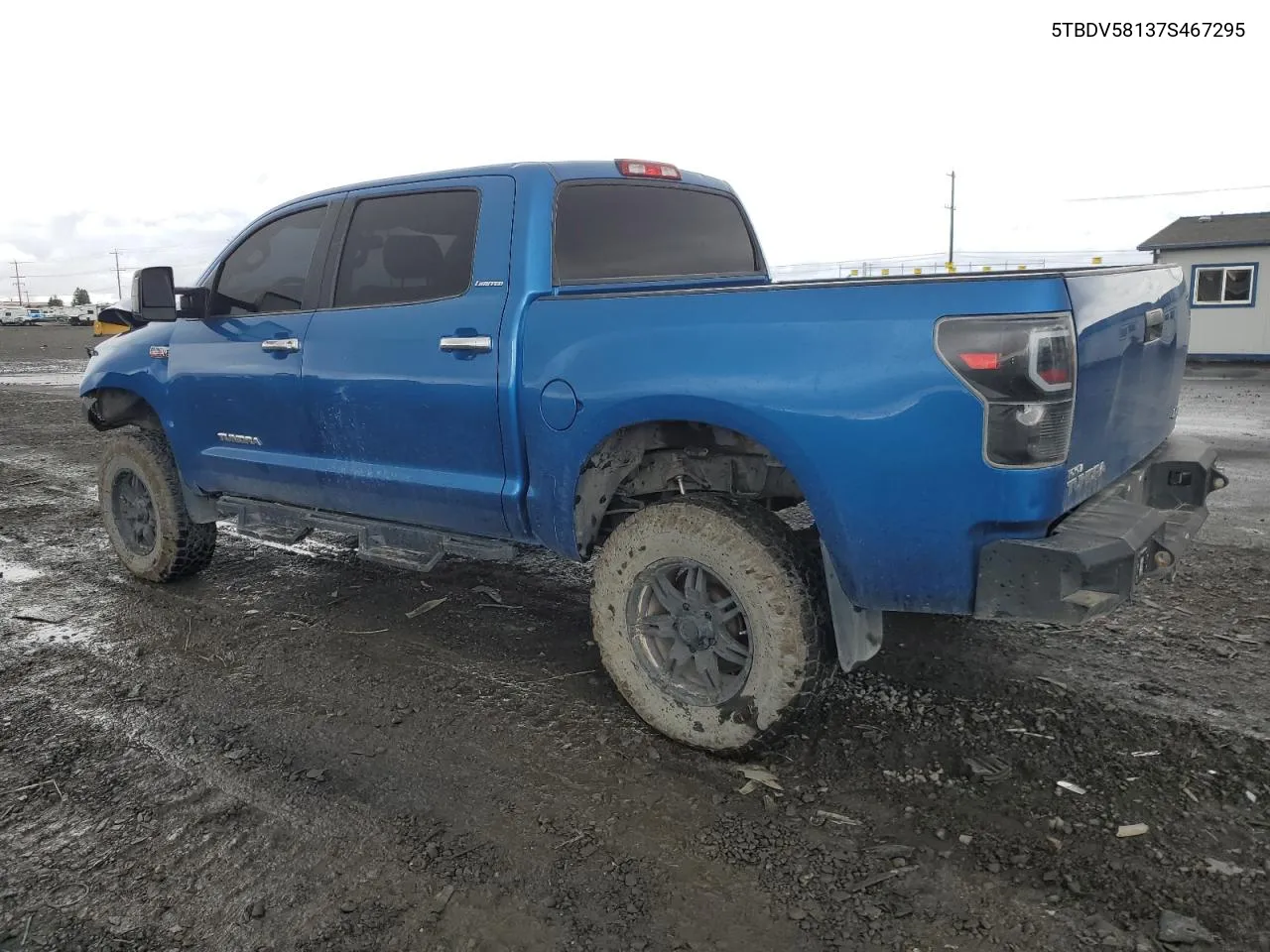 2007 Toyota Tundra Crewmax Limited VIN: 5TBDV58137S467295 Lot: 77023034