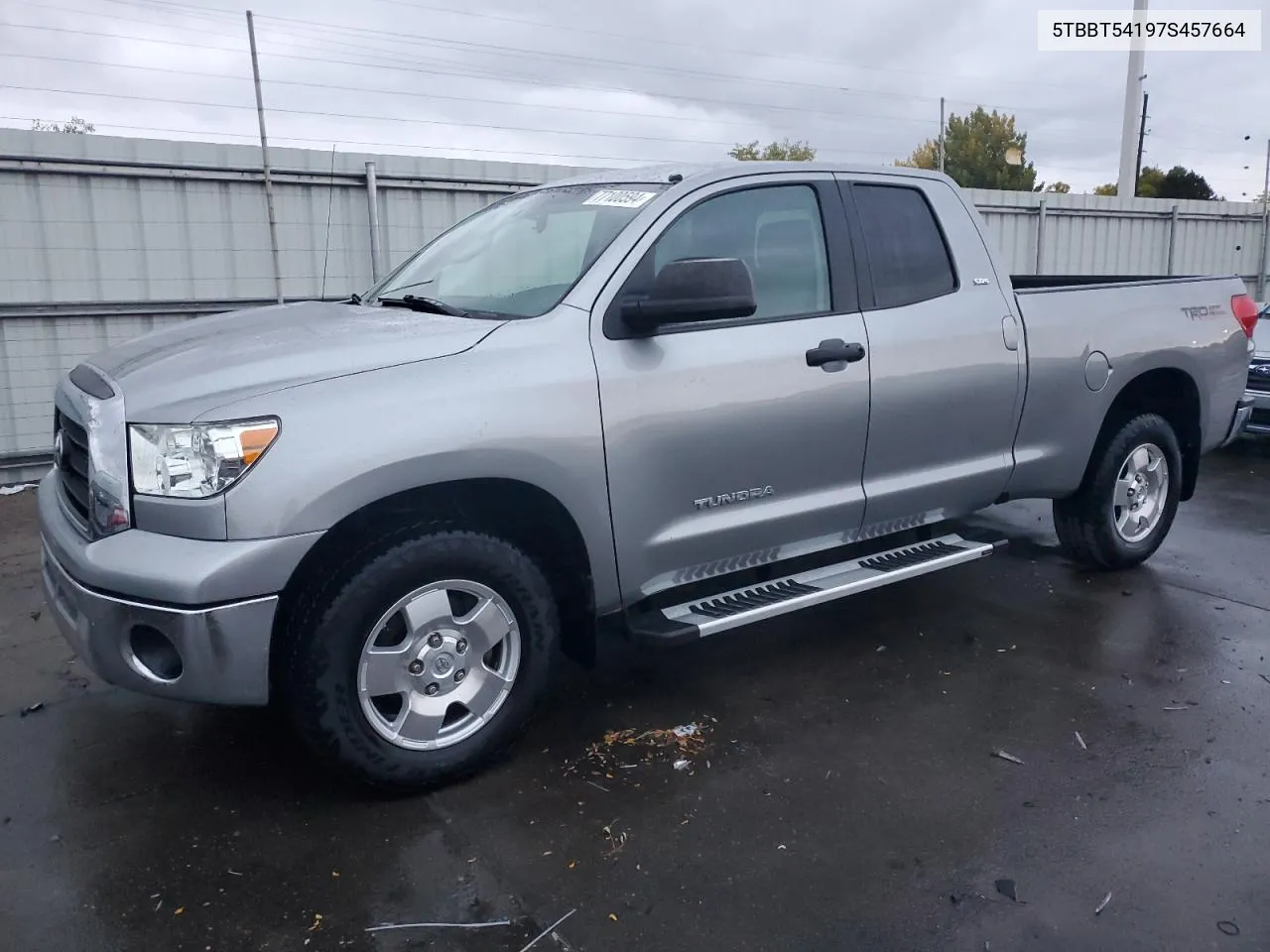 2007 Toyota Tundra Double Cab Sr5 VIN: 5TBBT54197S457664 Lot: 77100594