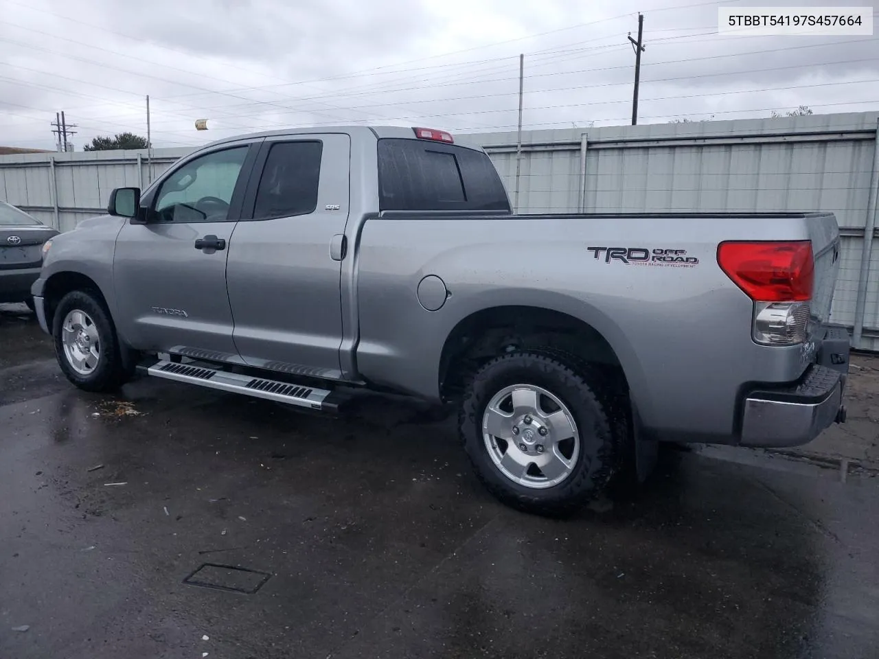 2007 Toyota Tundra Double Cab Sr5 VIN: 5TBBT54197S457664 Lot: 77100594