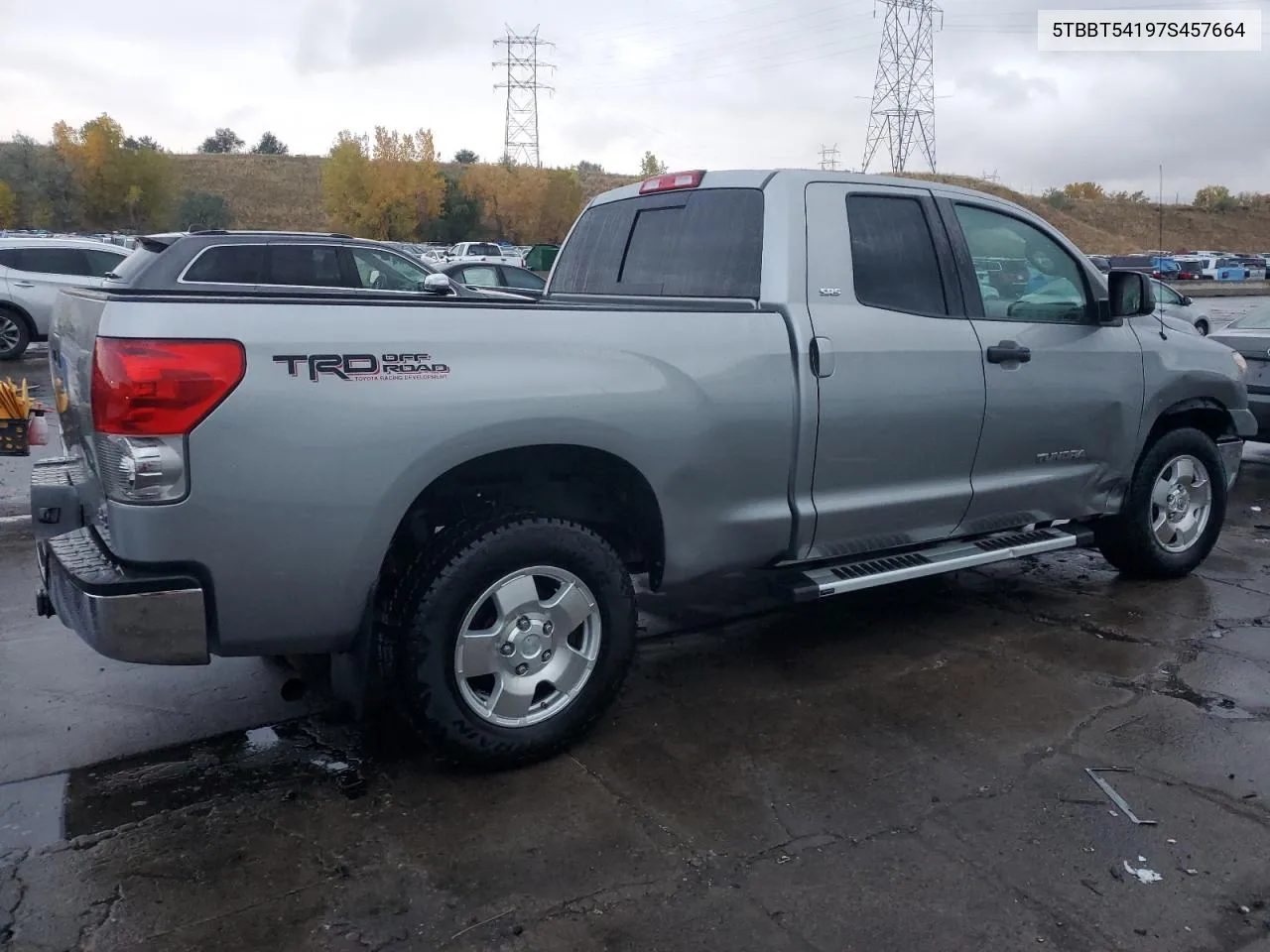 2007 Toyota Tundra Double Cab Sr5 VIN: 5TBBT54197S457664 Lot: 77100594