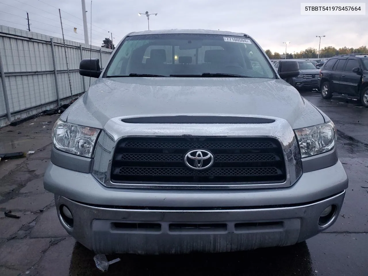 2007 Toyota Tundra Double Cab Sr5 VIN: 5TBBT54197S457664 Lot: 77100594