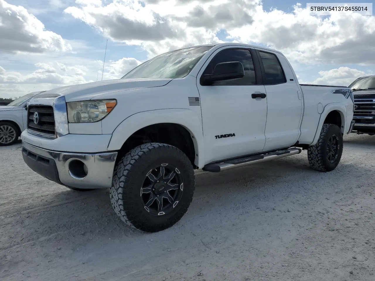 2007 Toyota Tundra Double Cab Sr5 VIN: 5TBRV54137S455014 Lot: 77149984