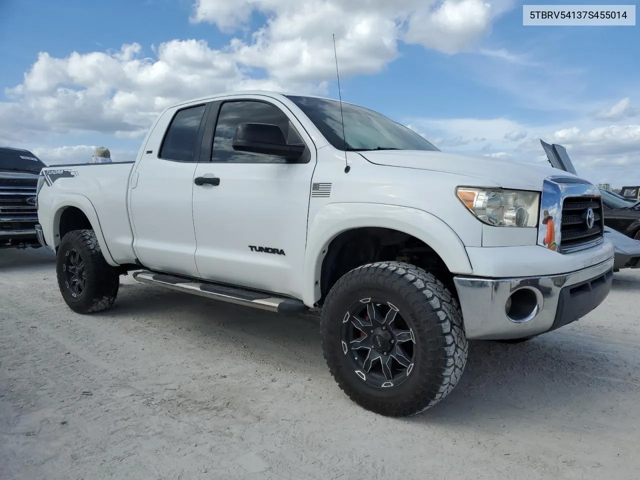 2007 Toyota Tundra Double Cab Sr5 VIN: 5TBRV54137S455014 Lot: 77149984