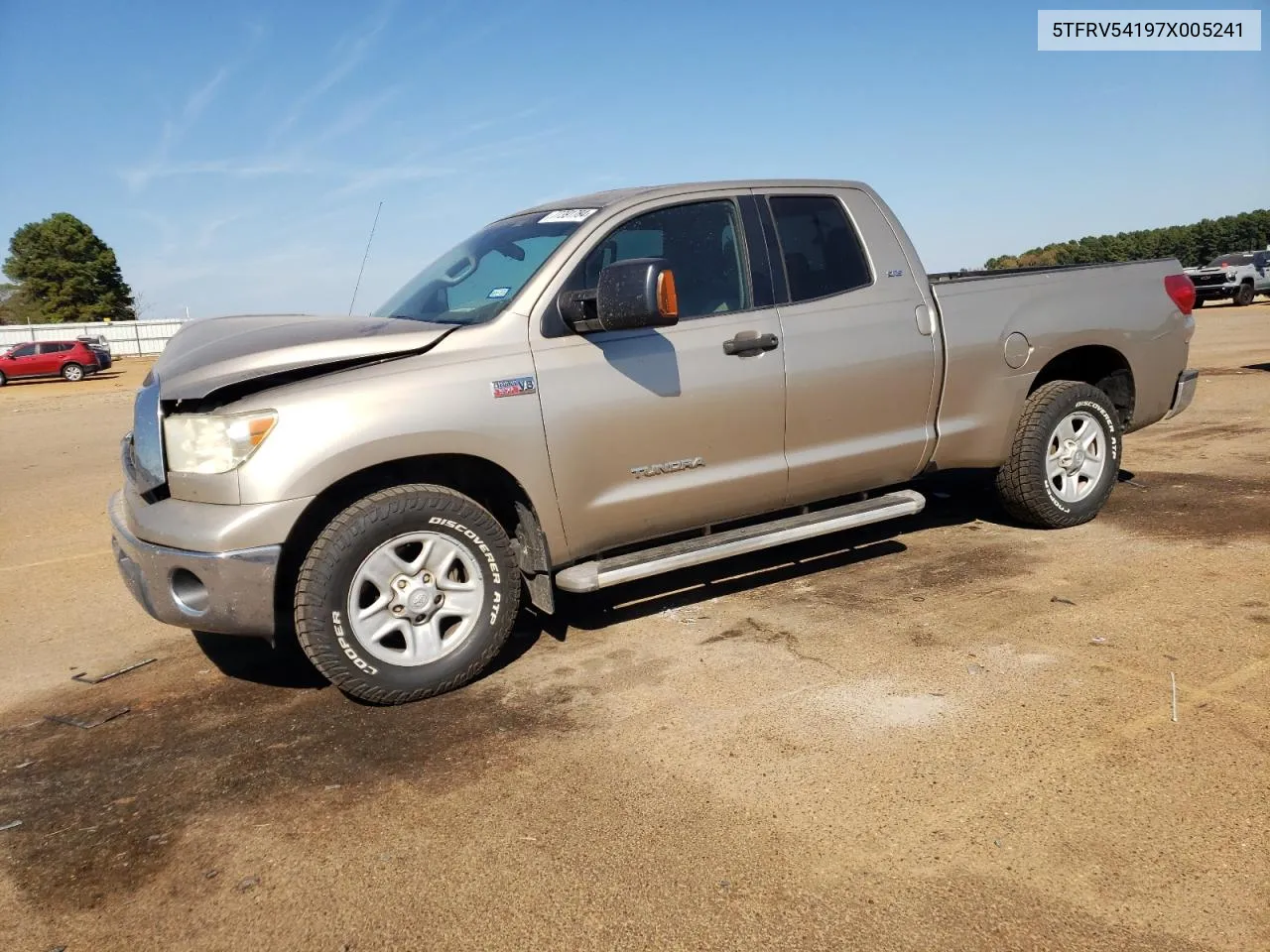 2007 Toyota Tundra Double Cab Sr5 VIN: 5TFRV54197X005241 Lot: 77391784